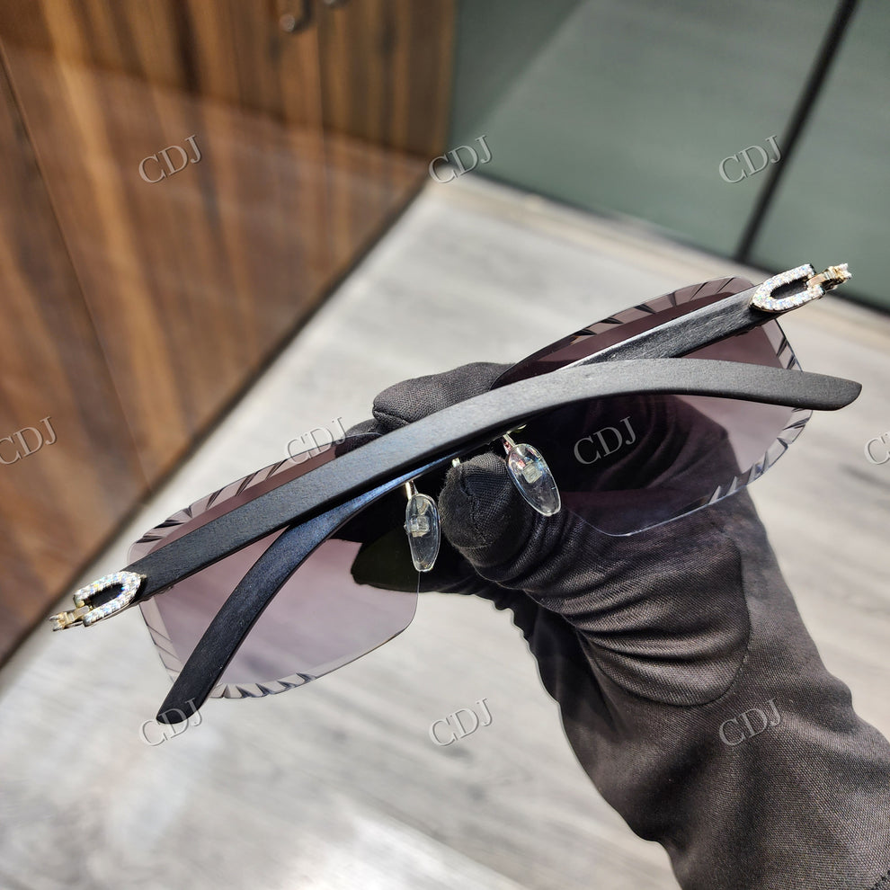 Custom Diamond Glasses