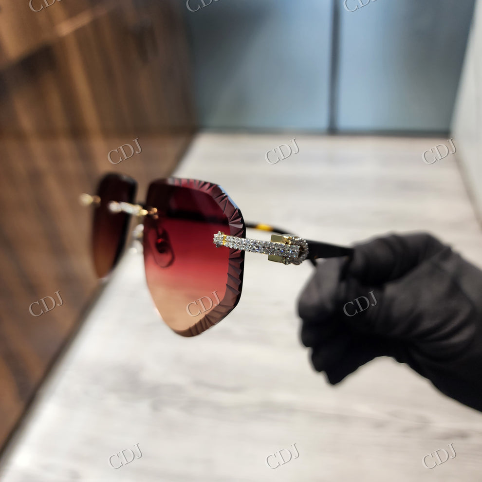 Custom Diamond Glasses
