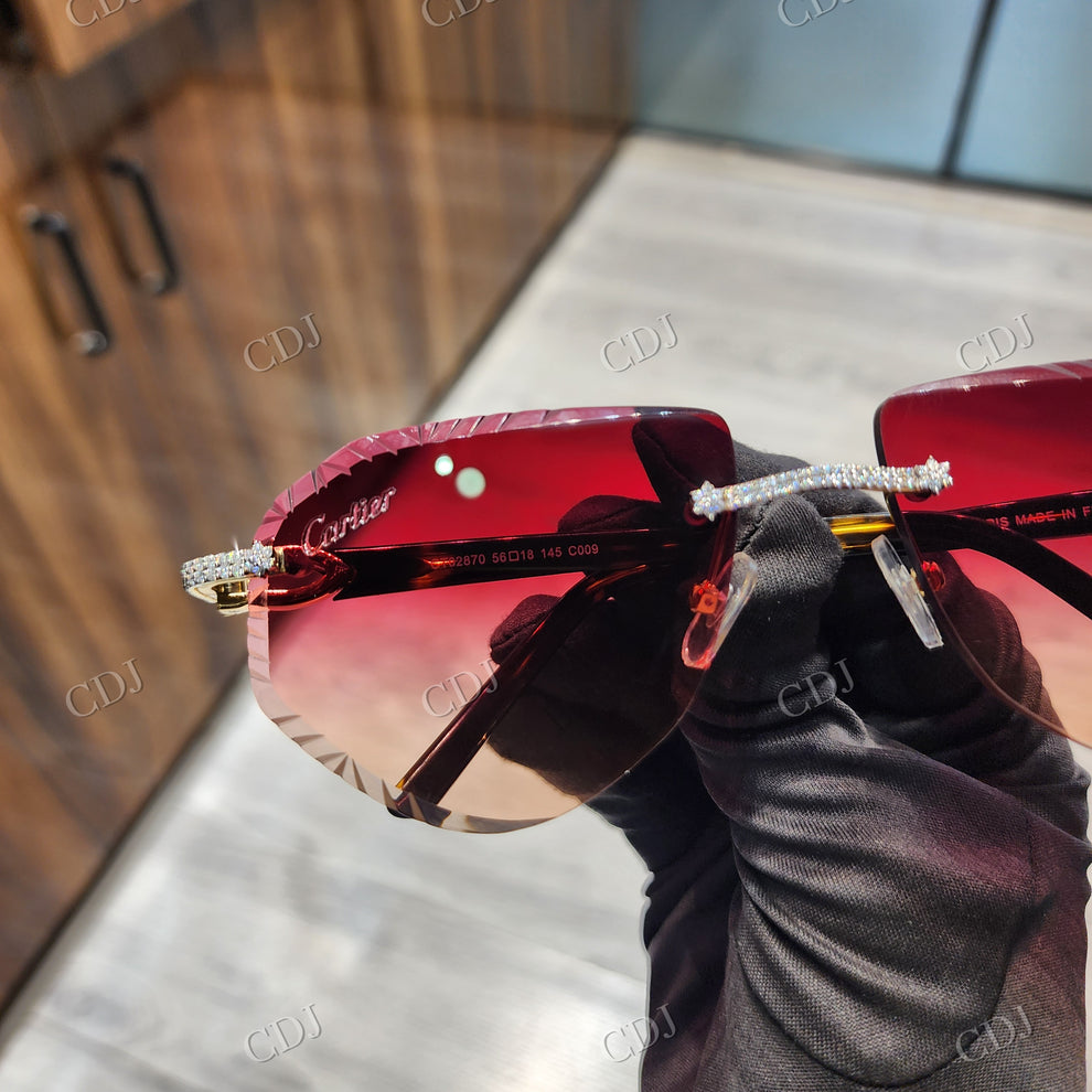 Custom Diamond Glasses