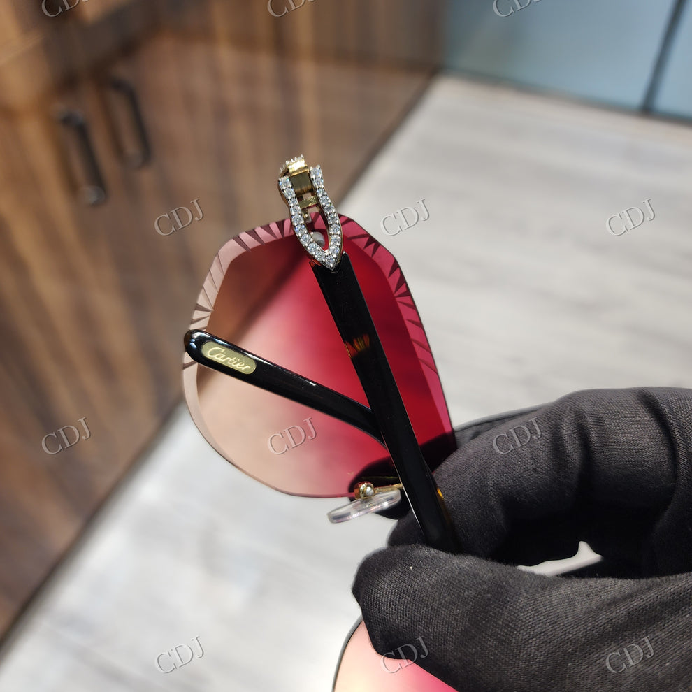 Custom Diamond Glasses