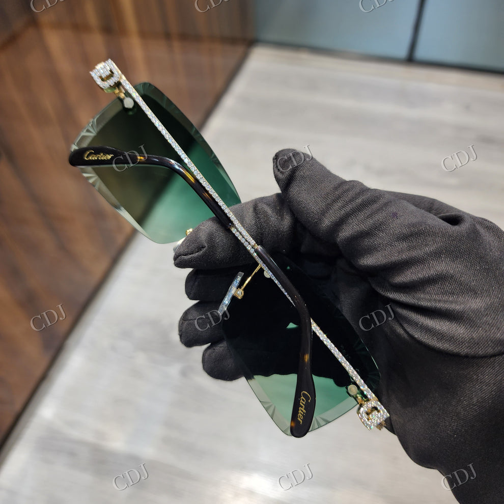 Custom Diamond Glasses