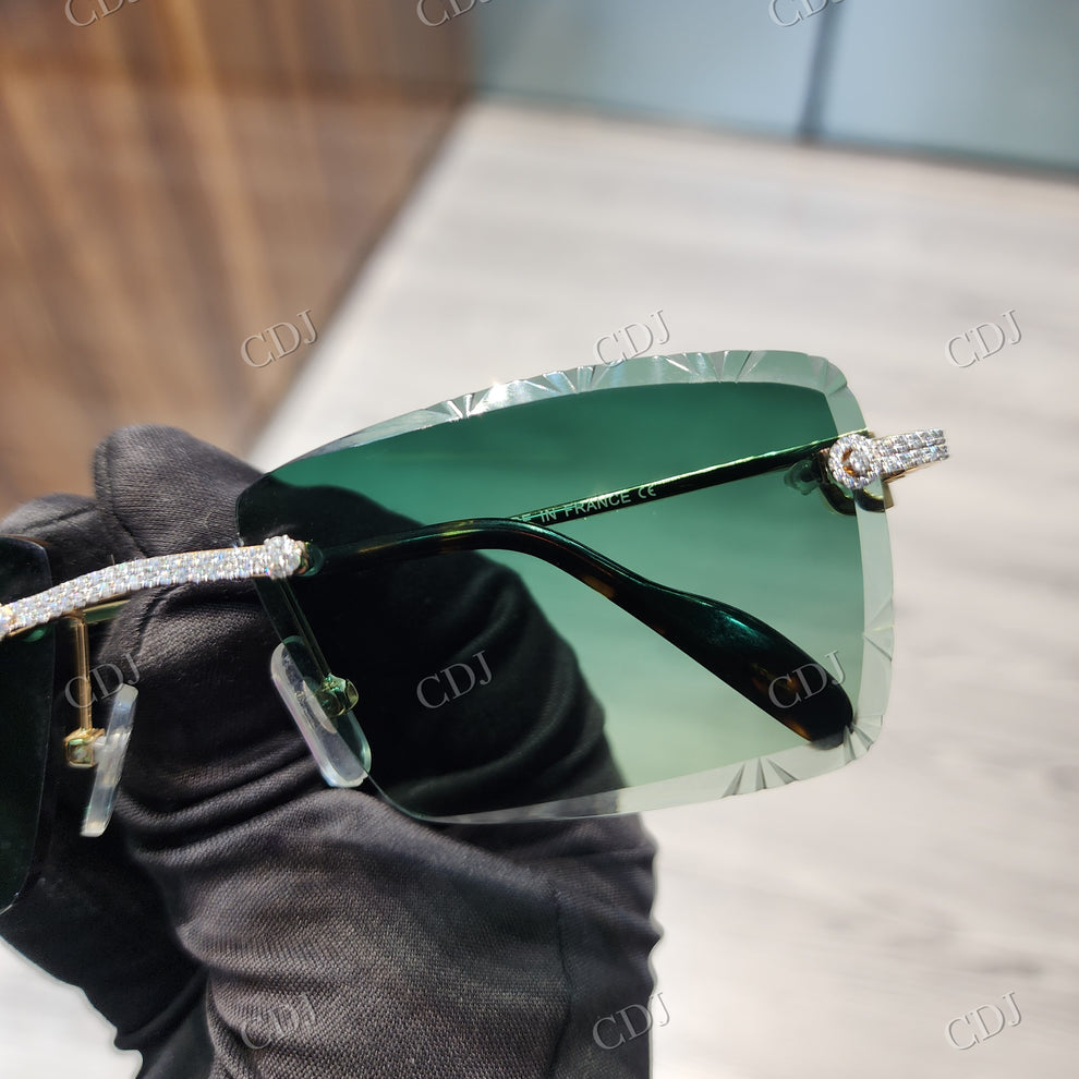 Custom Diamond Glasses