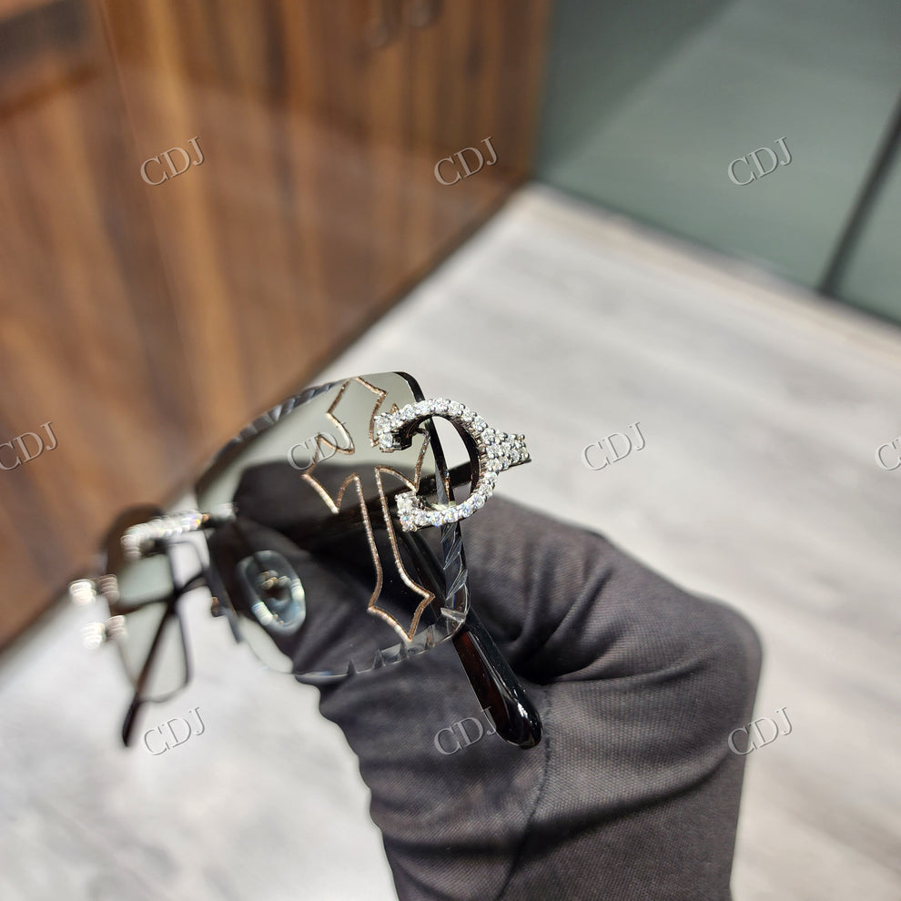Custom Diamond Glasses