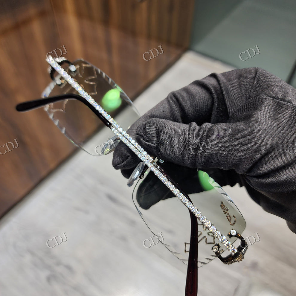 Custom Diamond Glasses