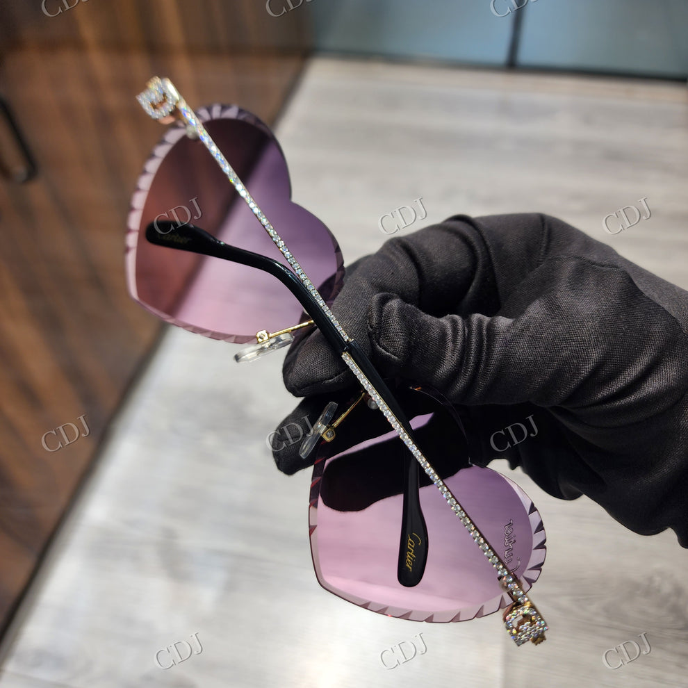 Custom Diamond Glasses