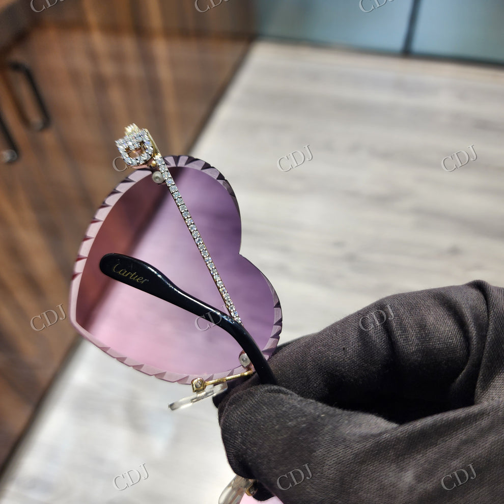 Custom Diamond Glasses