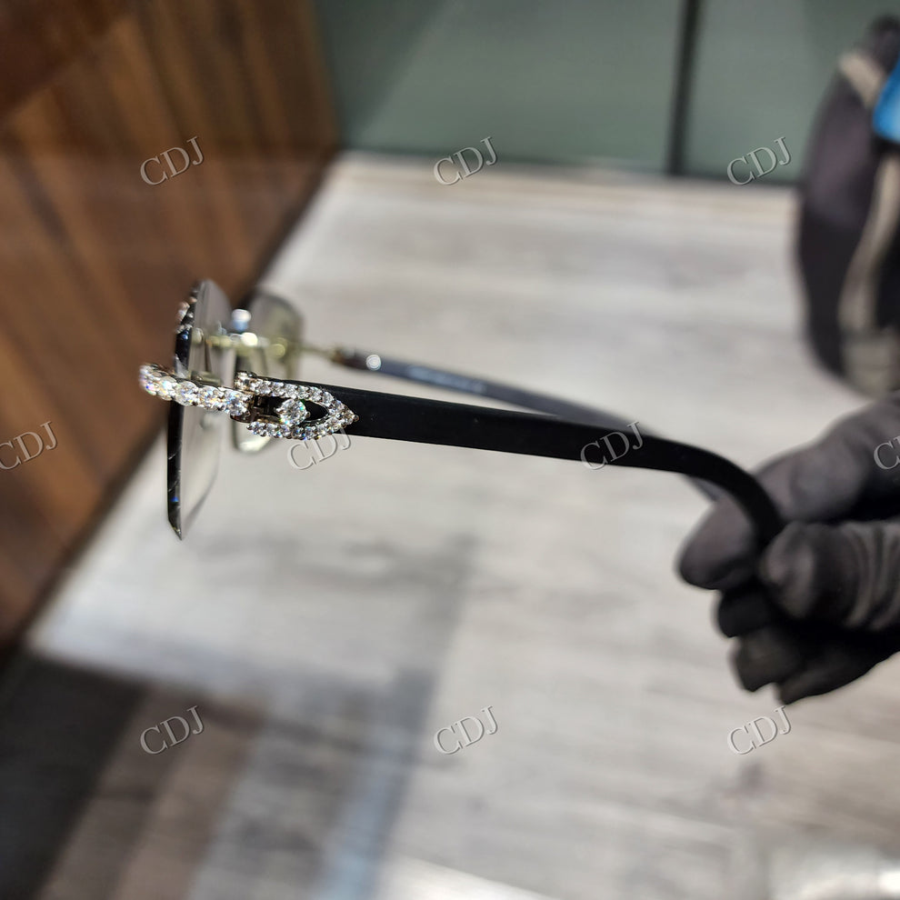 Custom Diamond Glasses