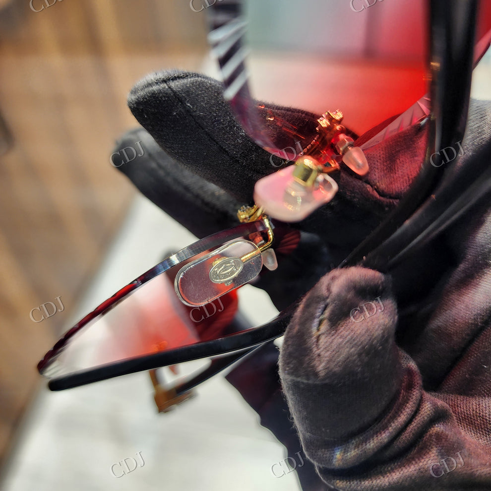 Custom Diamond Glasses