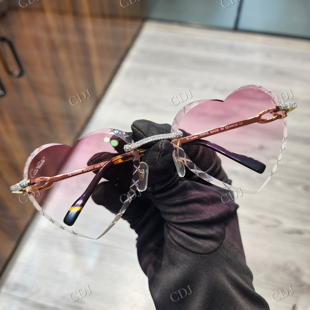 Custom Diamond Glasses