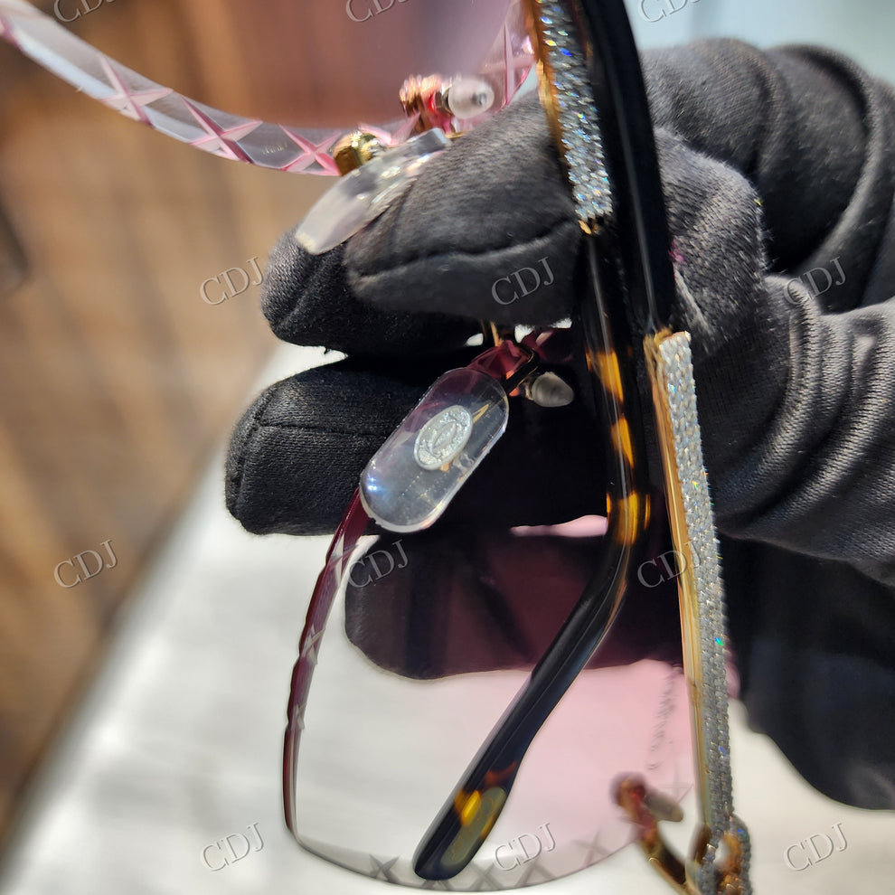 Custom Diamond Glasses