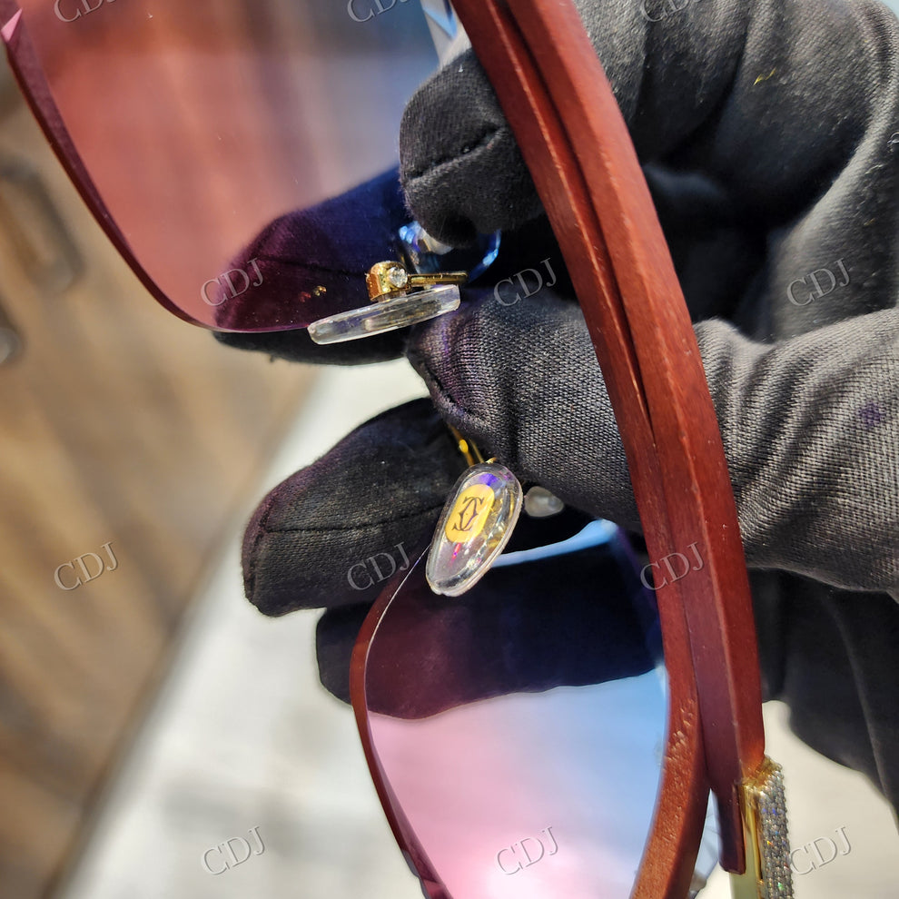 Custom Diamond Glasses