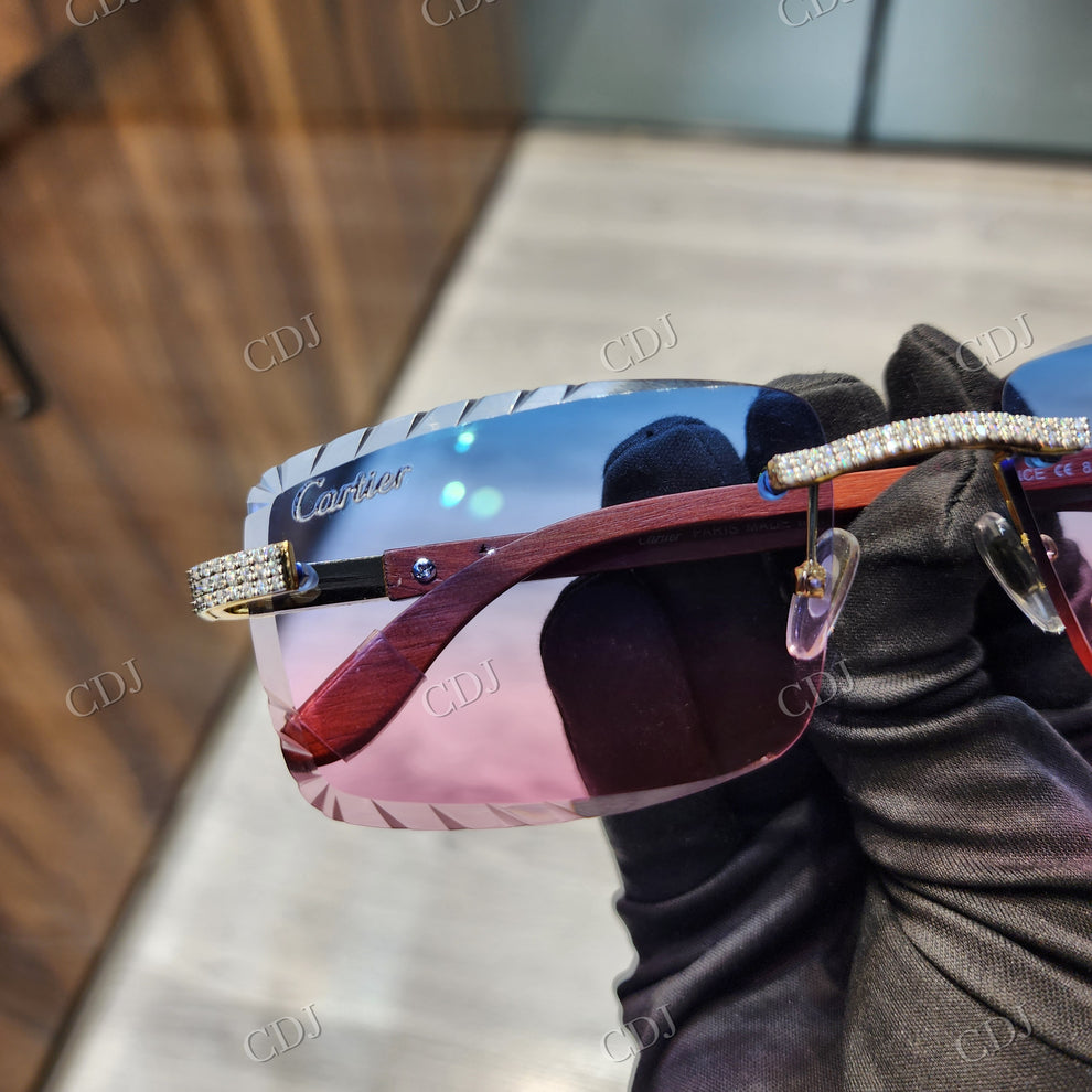 Custom Diamond Glasses