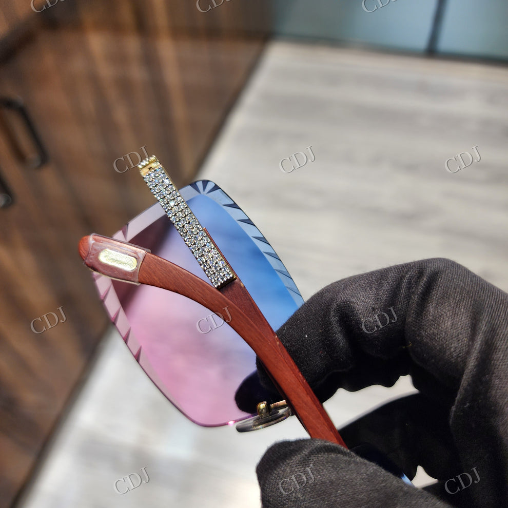 Custom Diamond Glasses