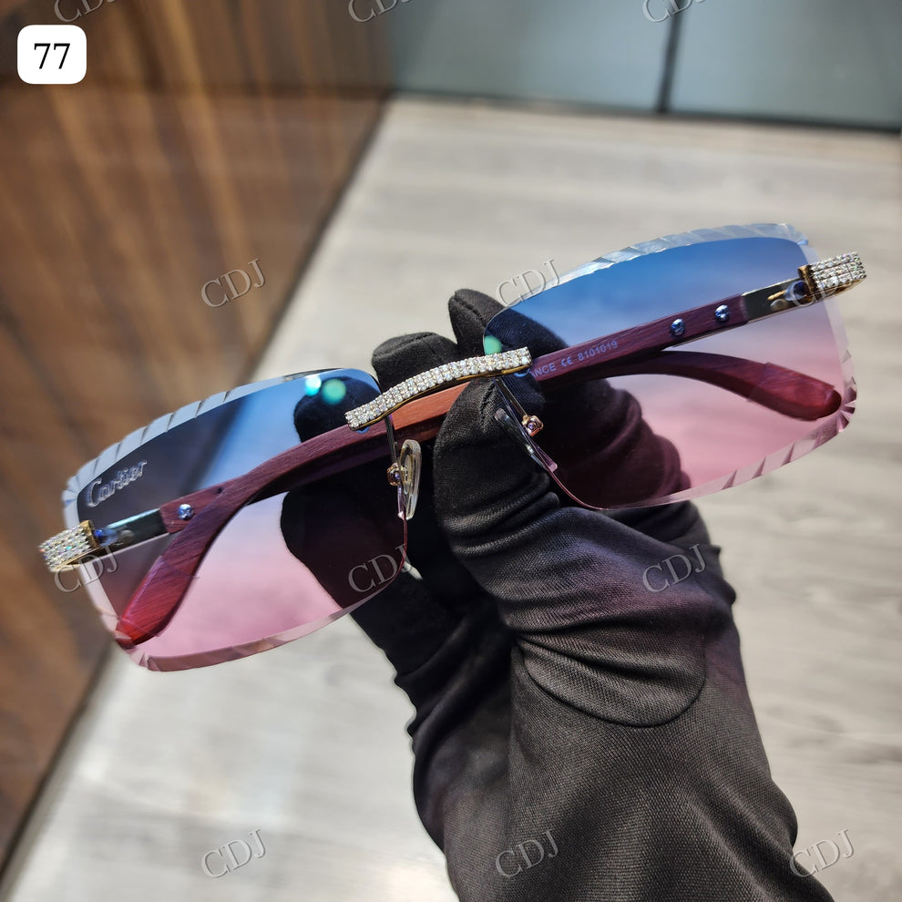 Custom Diamond Glasses
