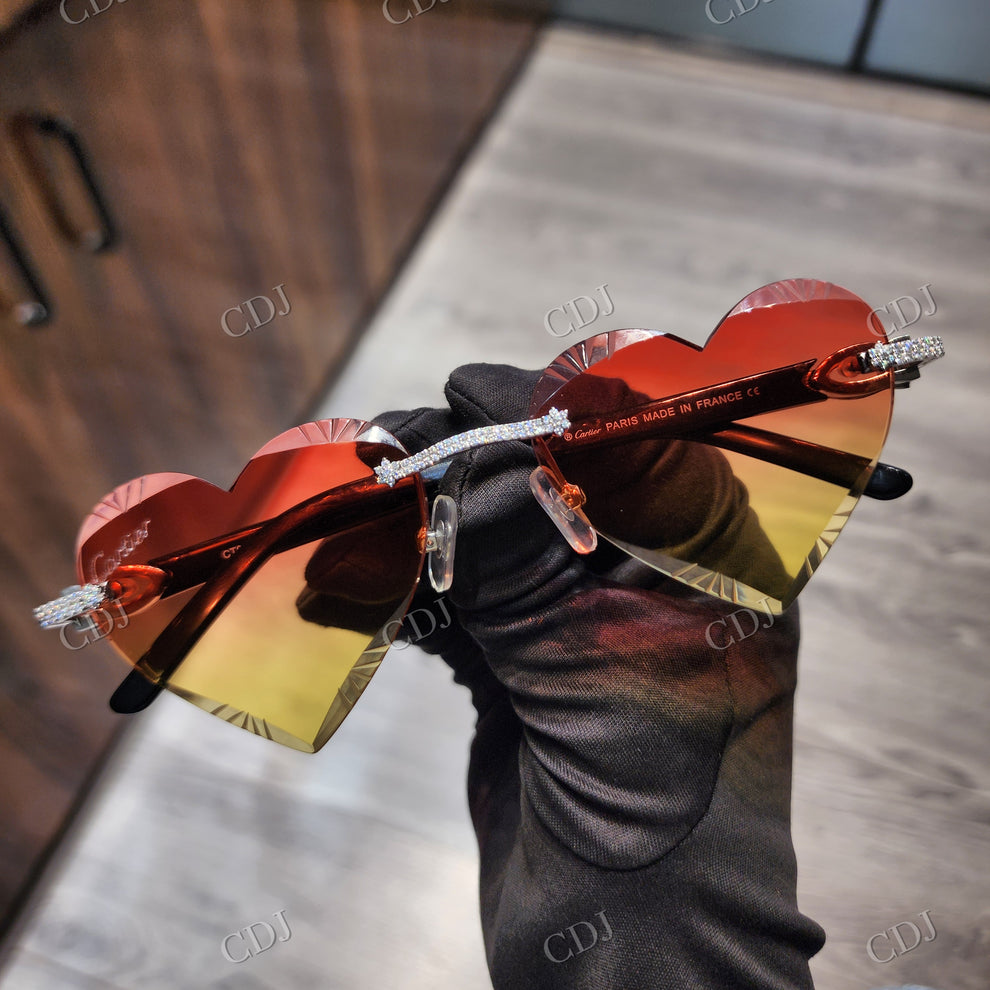Custom Diamond Glasses