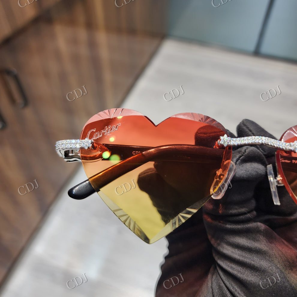 Custom Diamond Glasses