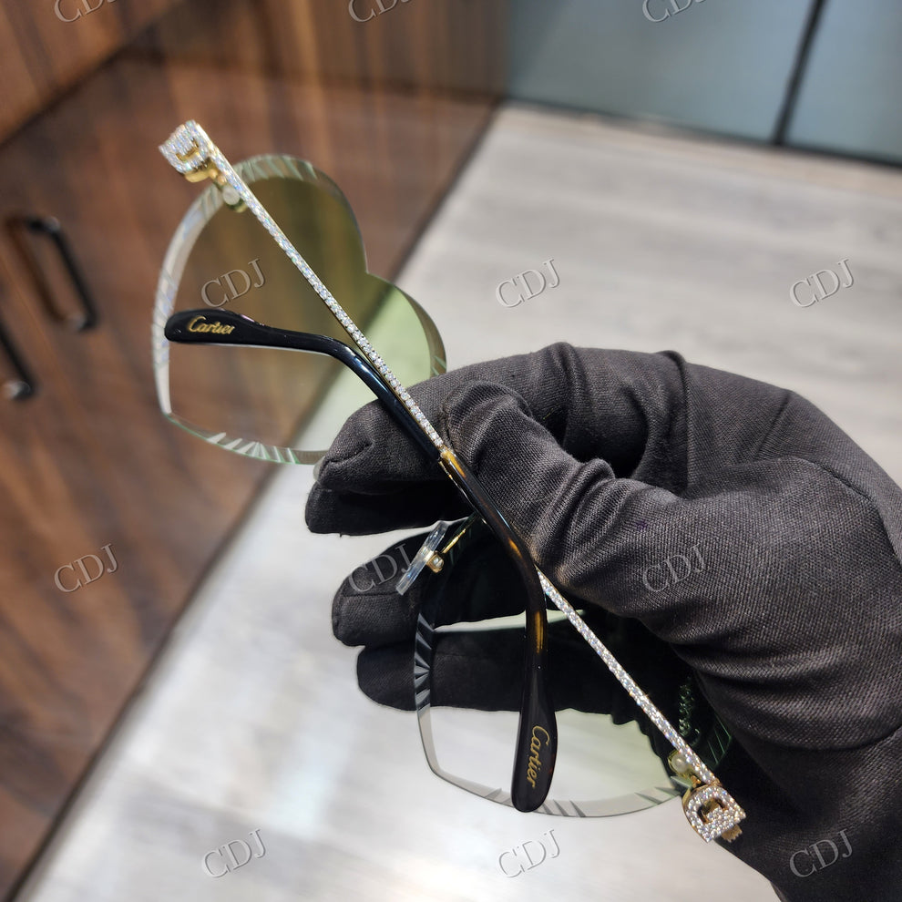 Custom Diamond Glasses