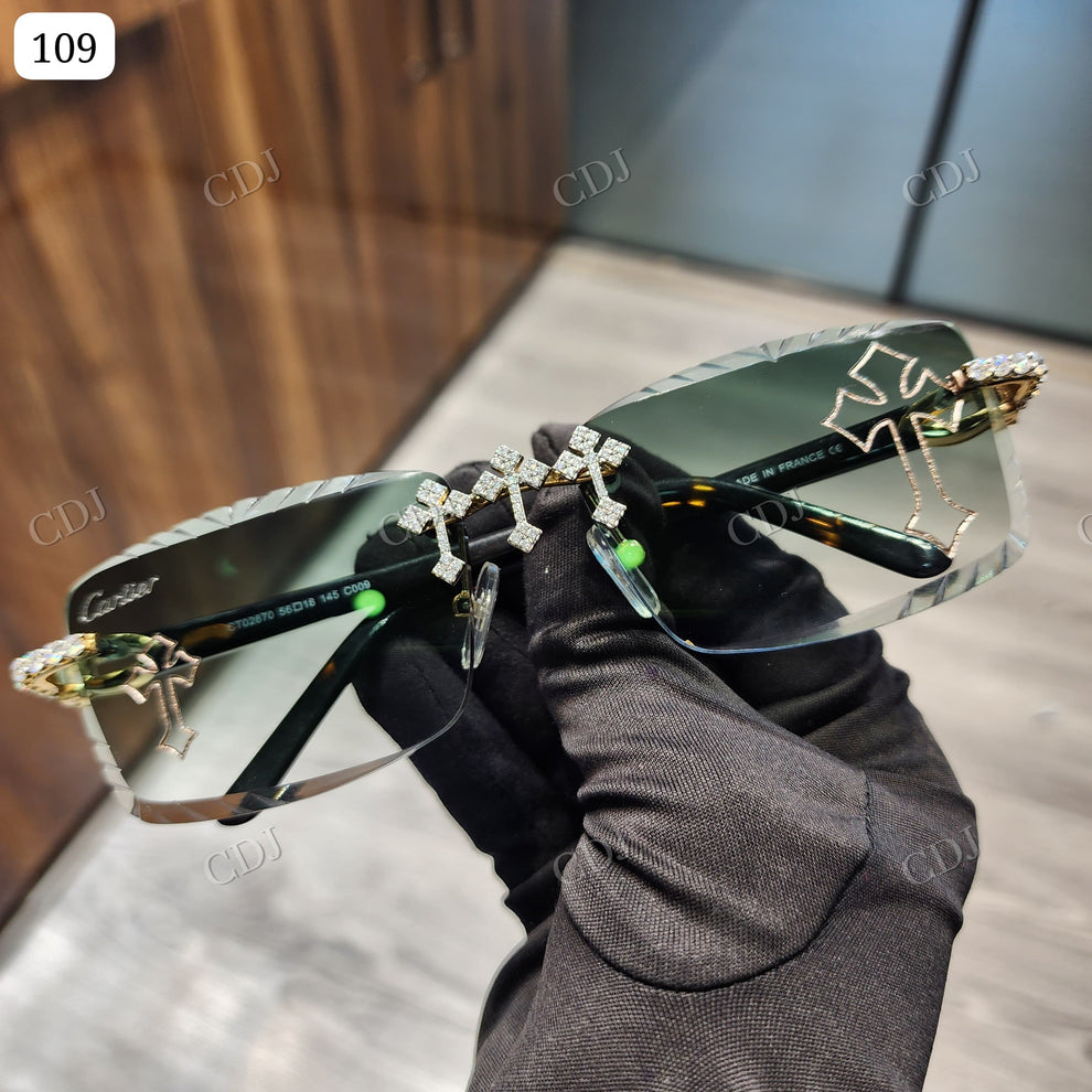 Custom Diamond Glasses