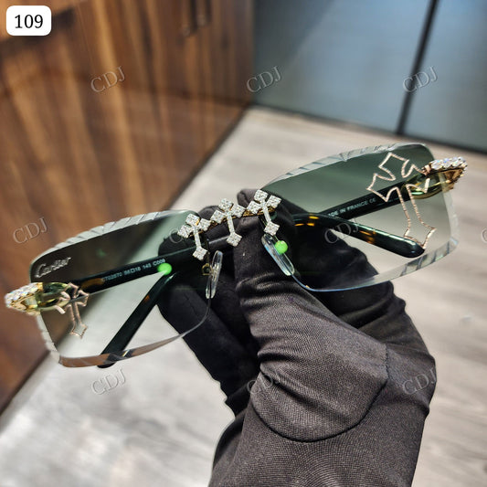 Custom Diamond Glasses