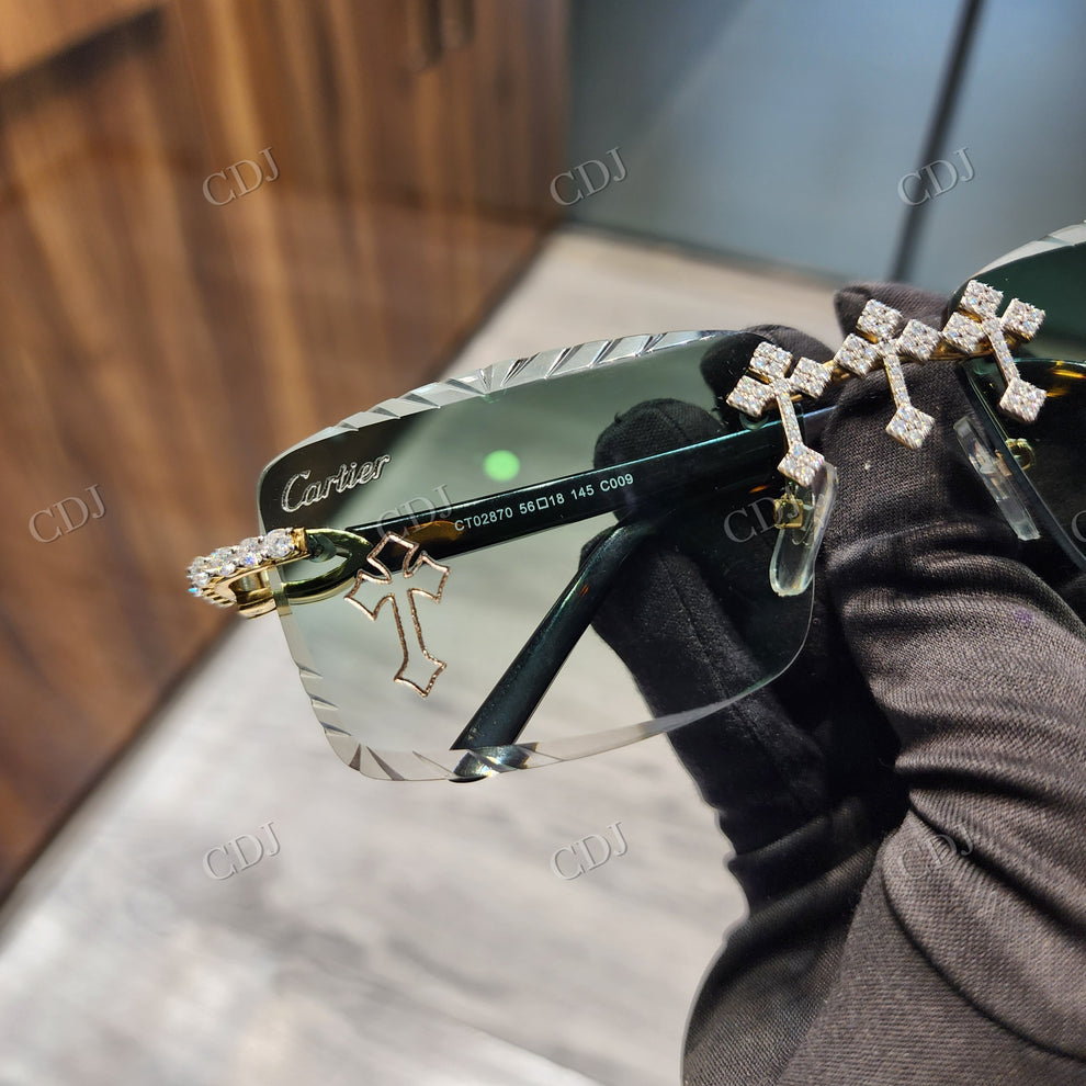 Custom Diamond Glasses