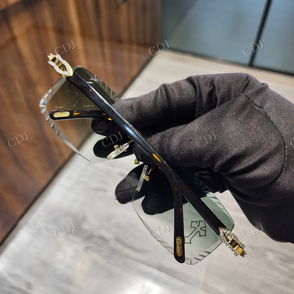 Custom Diamond Glasses