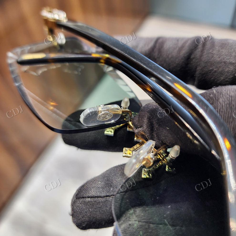 Custom Diamond Glasses
