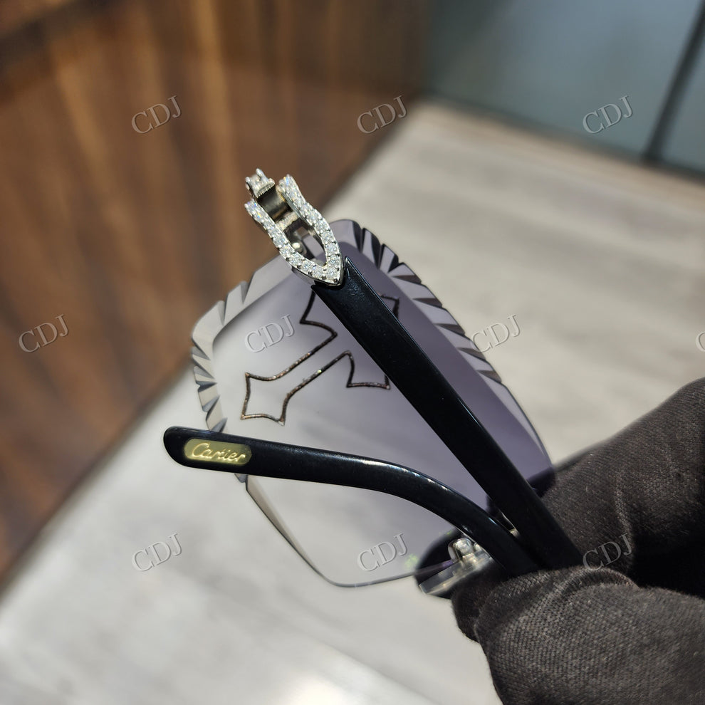 Custom Diamond Glasses