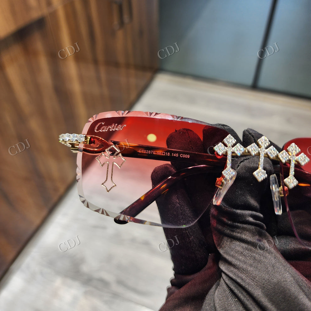 Custom Diamond Glasses