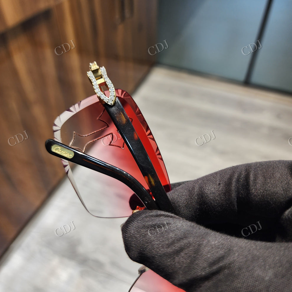 Custom Diamond Glasses