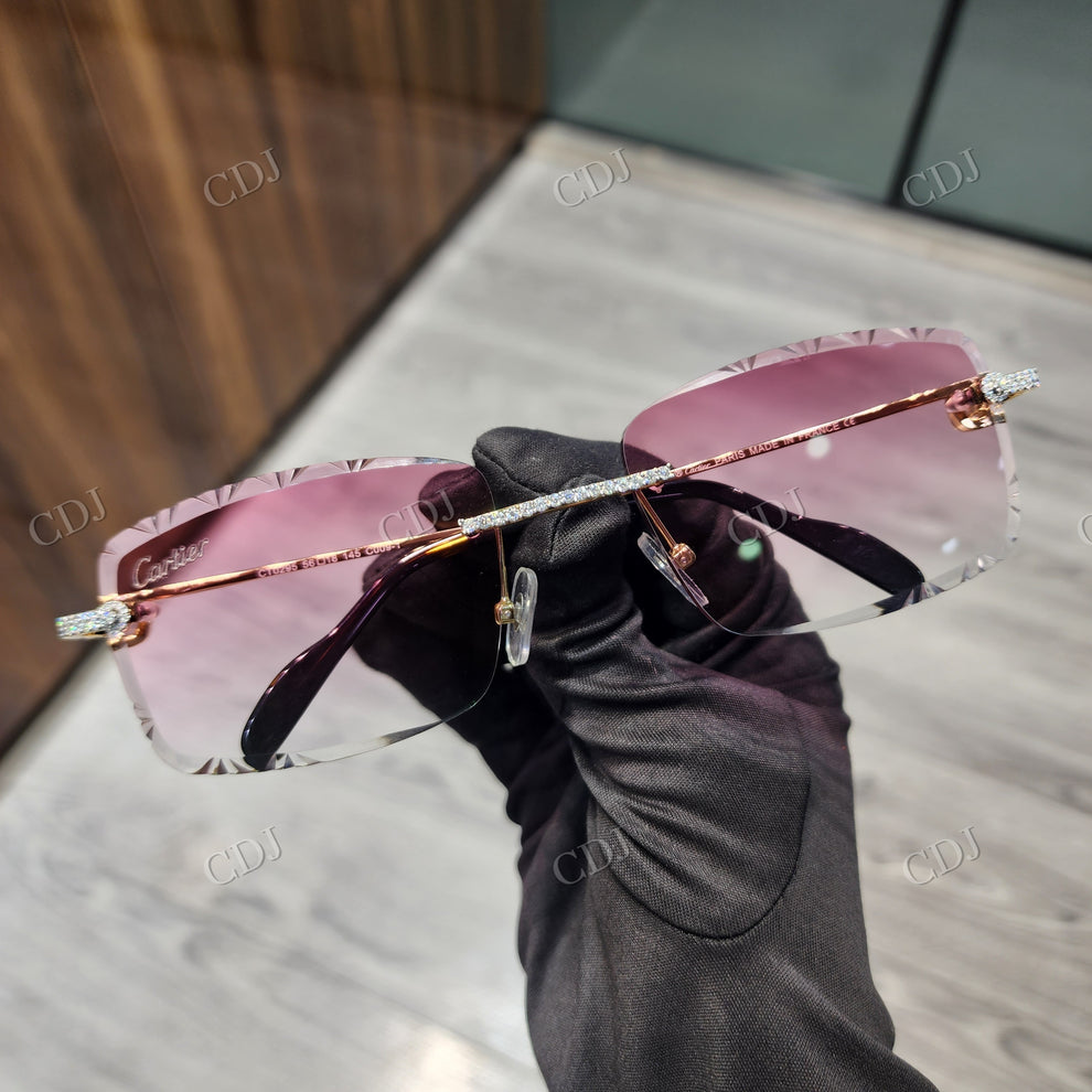 Custom Diamond Glasses