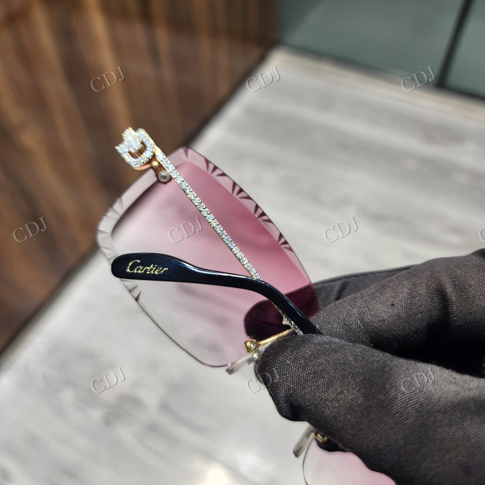 Custom Diamond Glasses