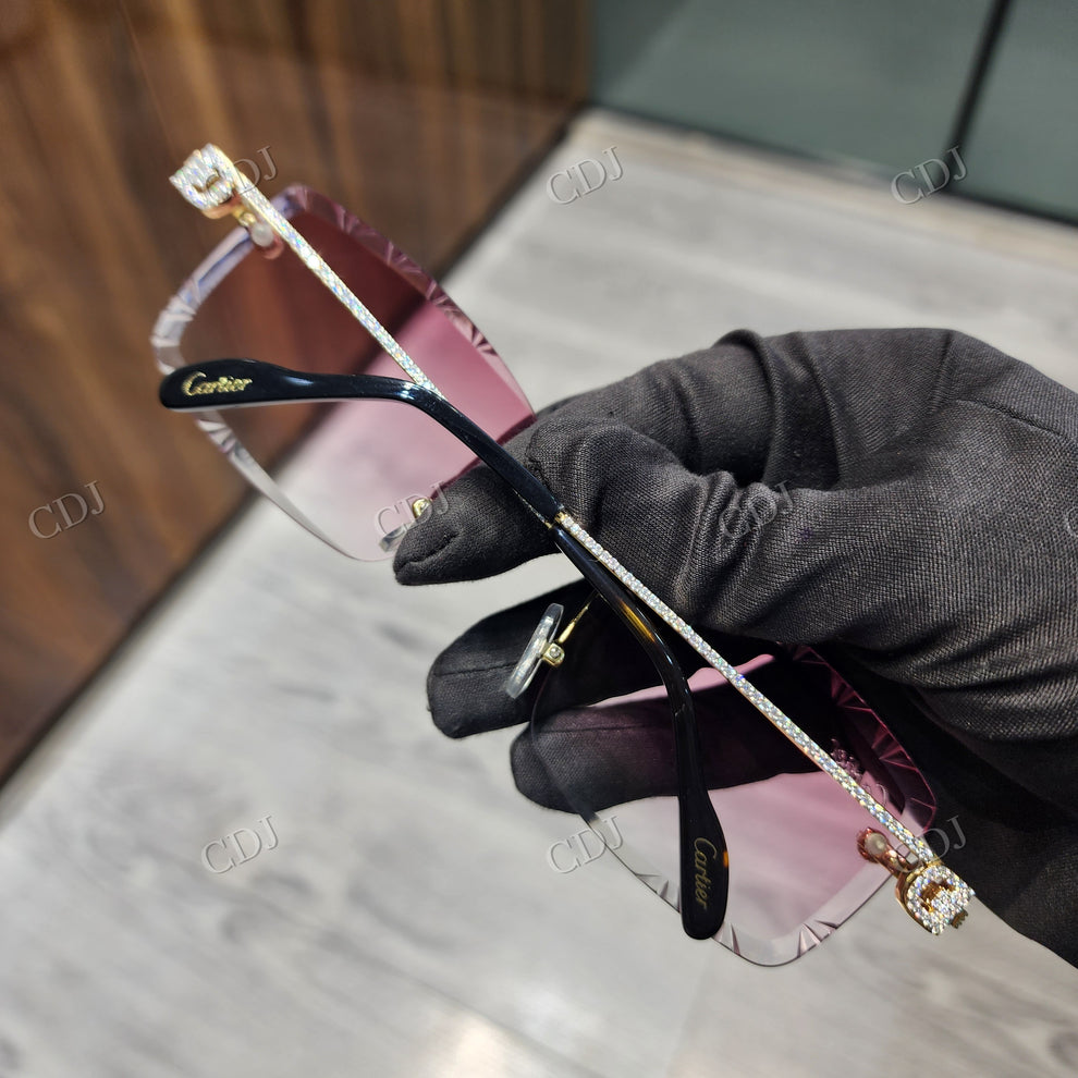 Custom Diamond Glasses