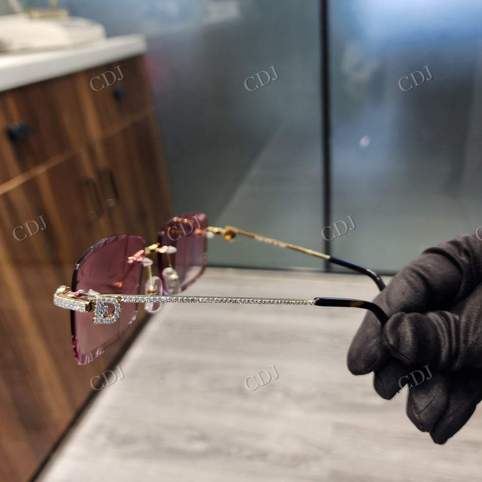 Custom Diamond Glasses