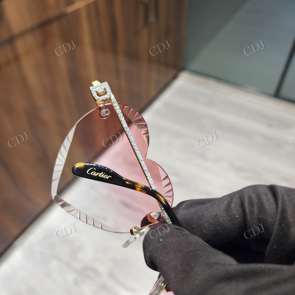 Custom Diamond Glasses