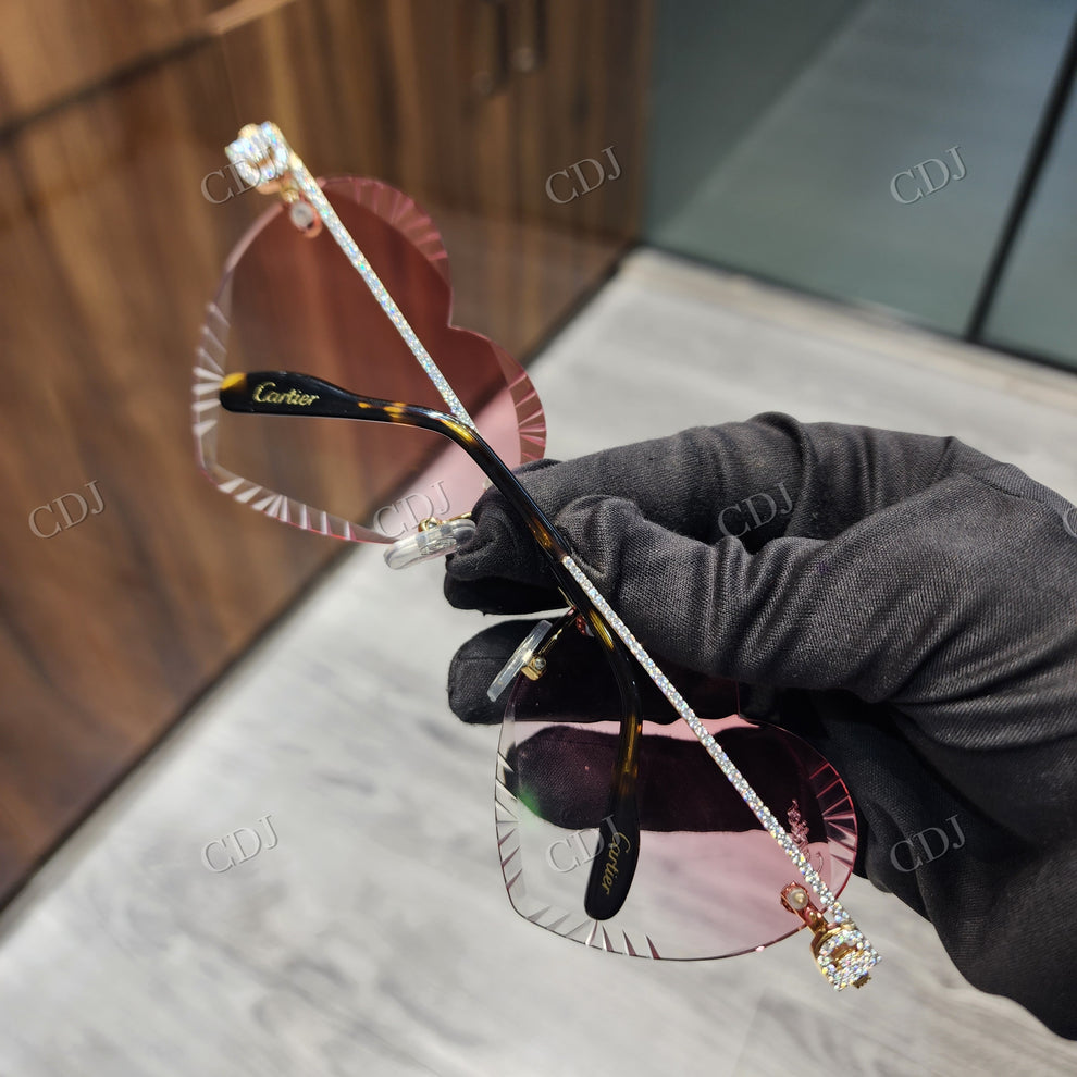 Custom Diamond Glasses