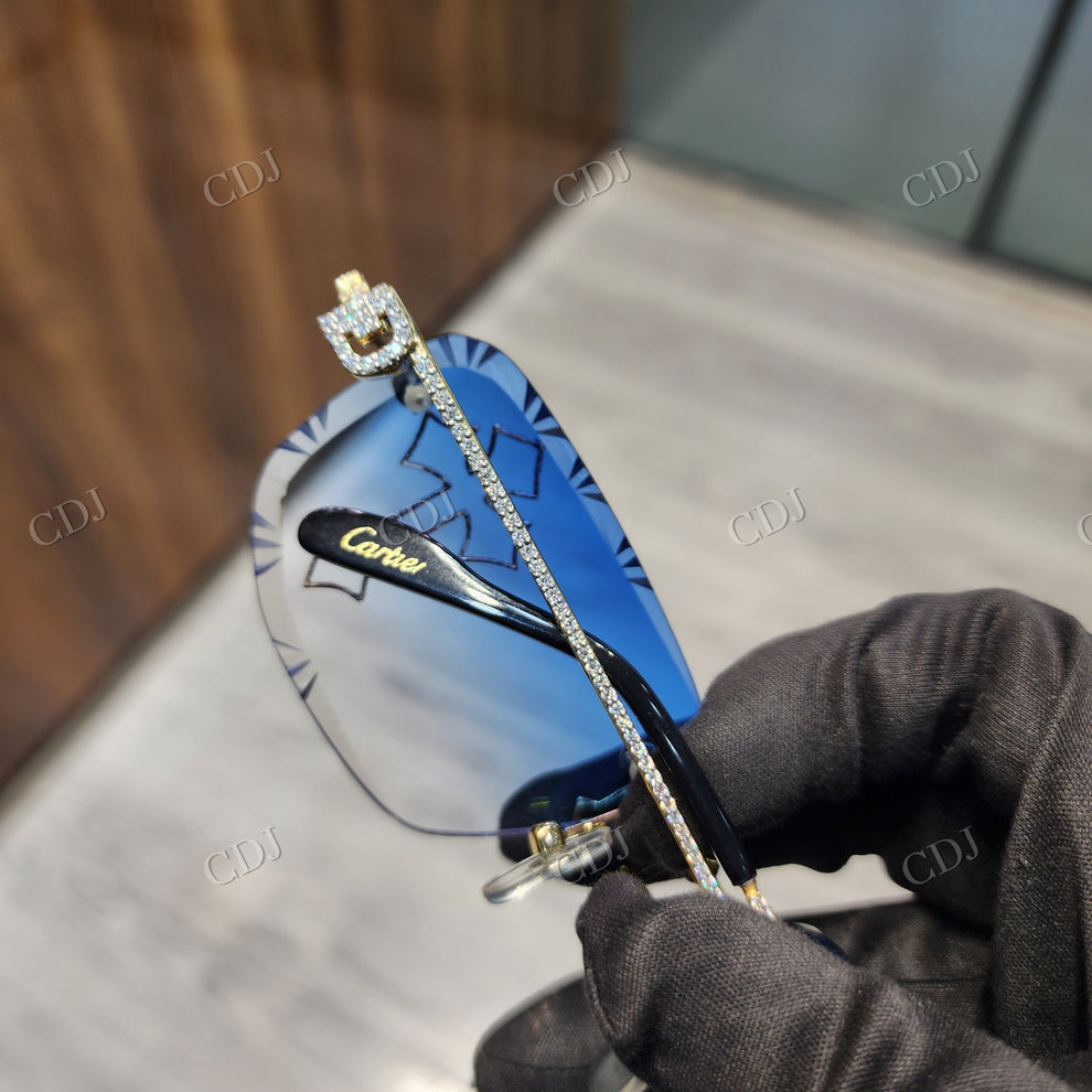 Custom Diamond Glasses