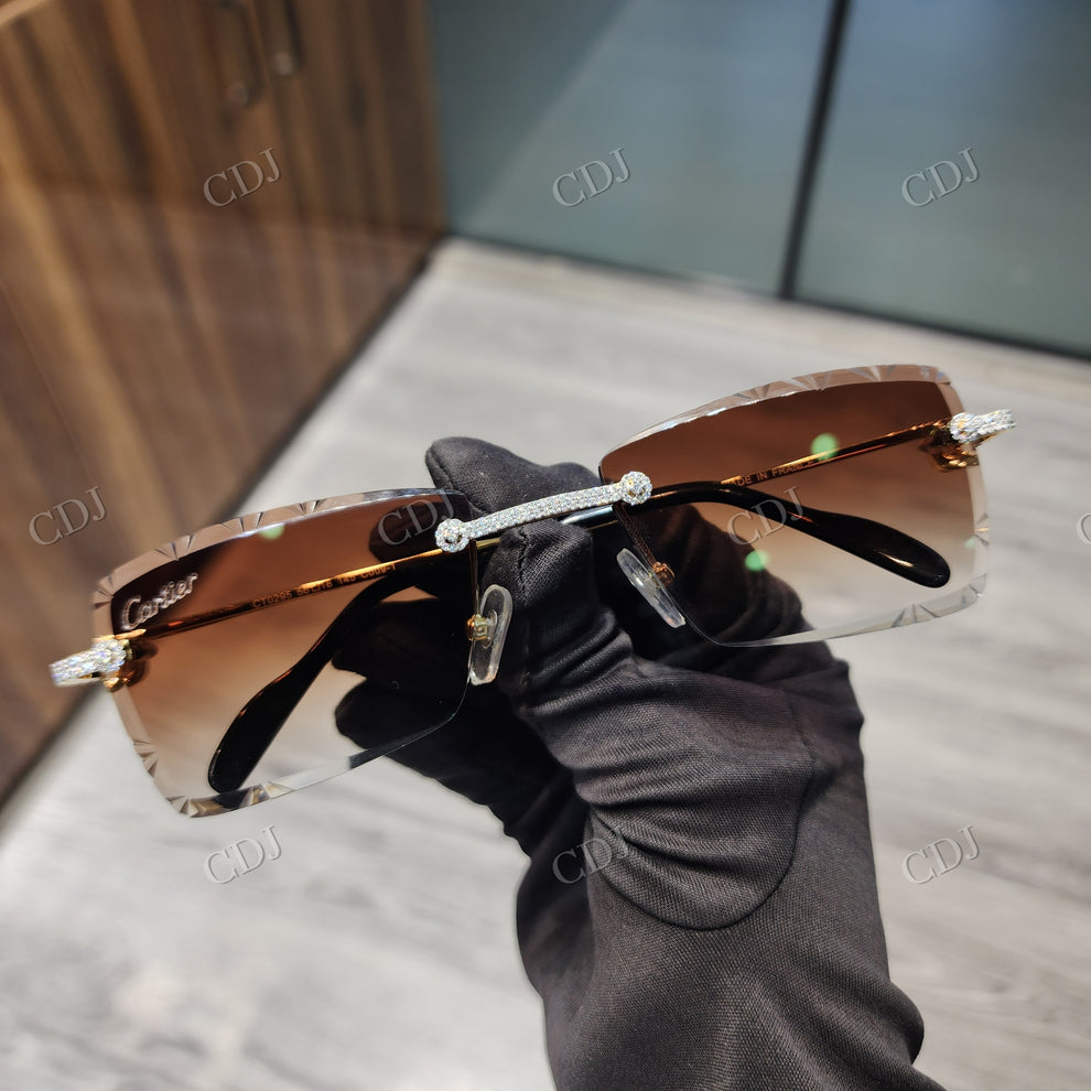 Custom Diamond Glasses