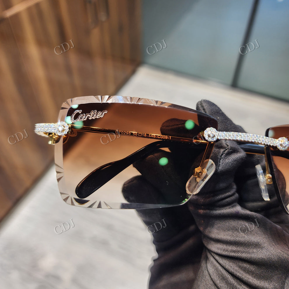 Custom Diamond Glasses