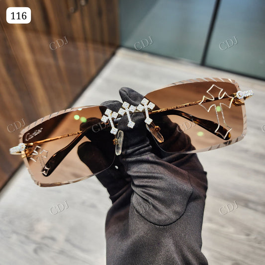 Custom Diamond Glasses