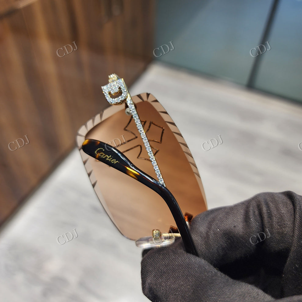 Custom Diamond Glasses