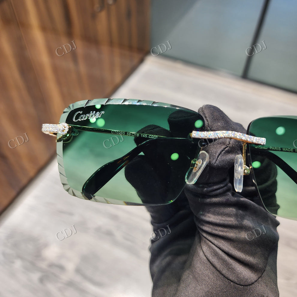 Custom Diamond Glasses
