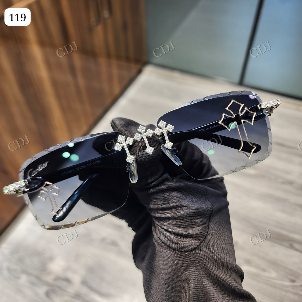 Custom Diamond Glasses