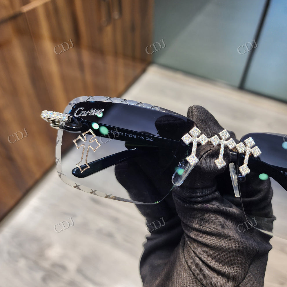 Custom Diamond Glasses