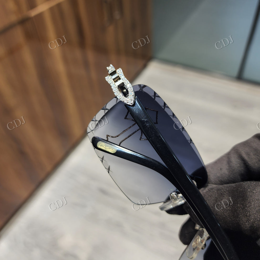 Custom Diamond Glasses