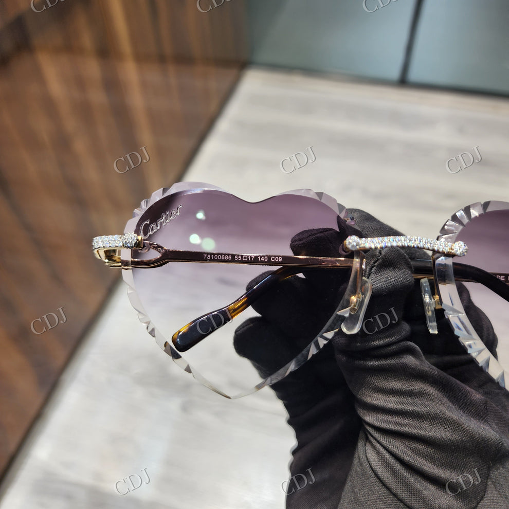 Custom Diamond Glasses