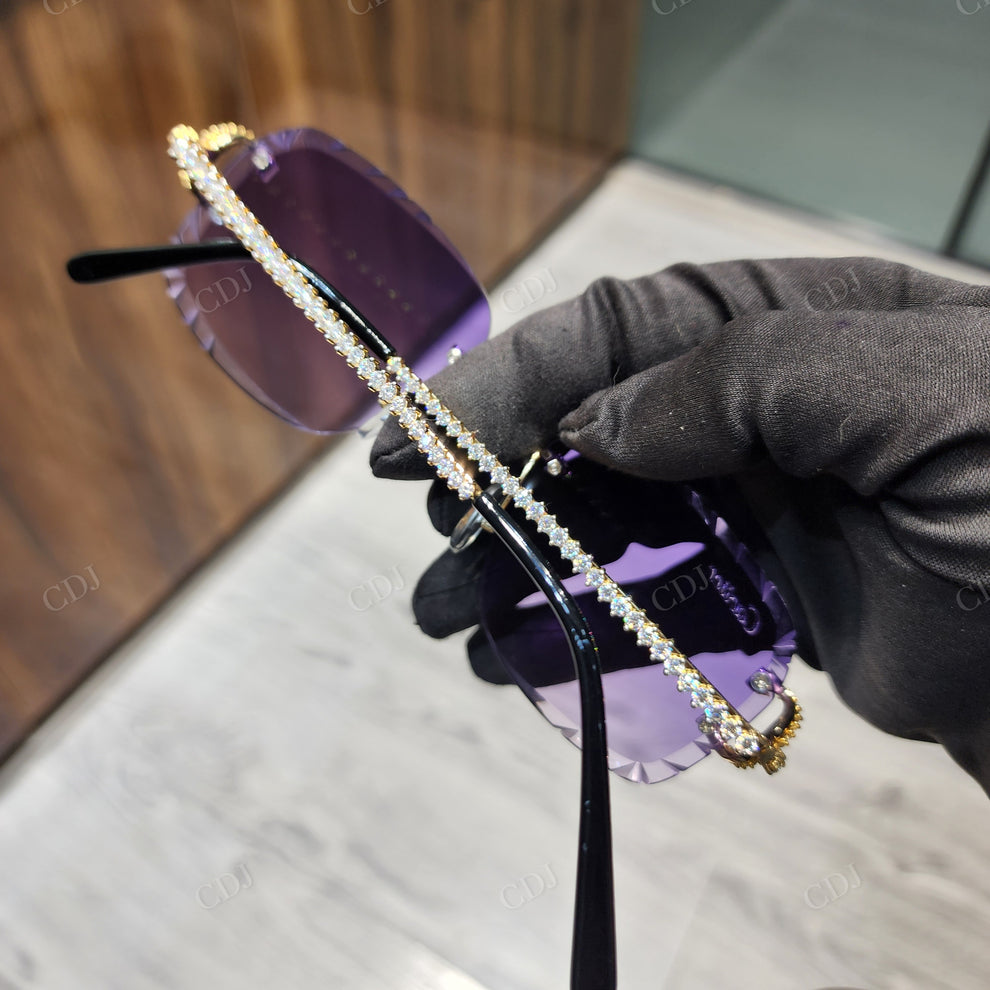 Custom Diamond Glasses