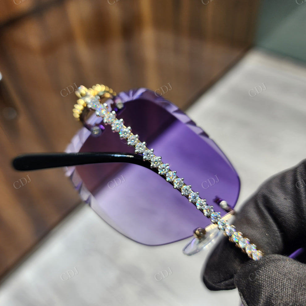 Custom Diamond Glasses