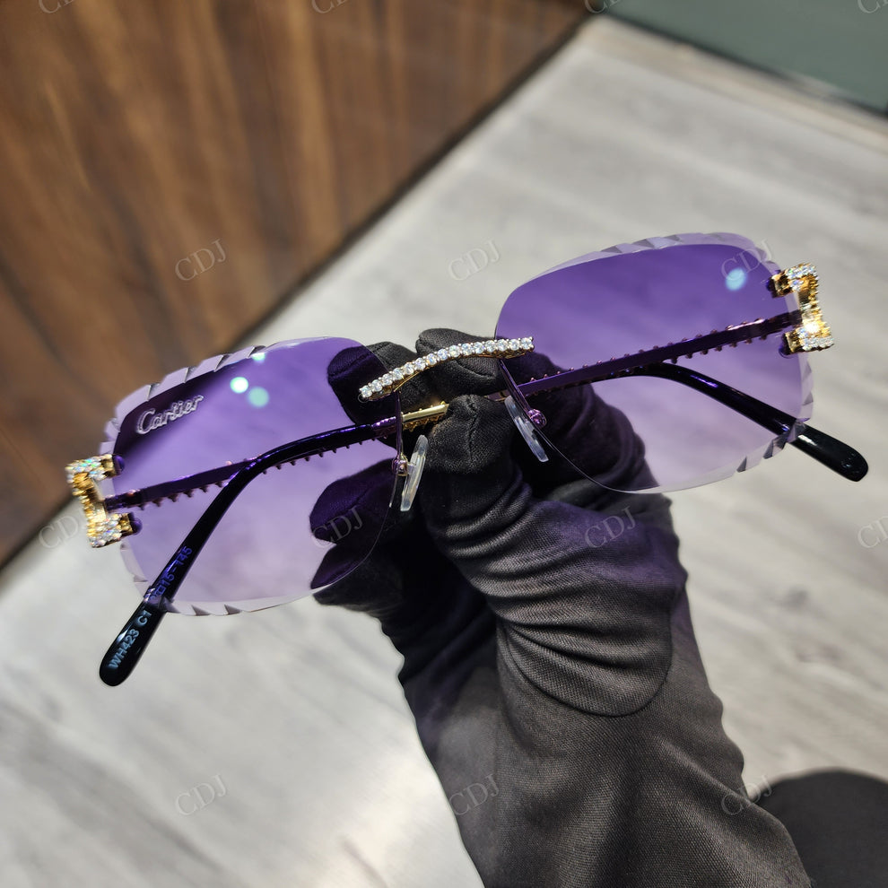 Custom Diamond Glasses