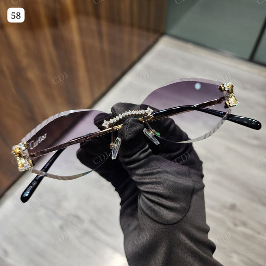 Custom Diamond Glasses