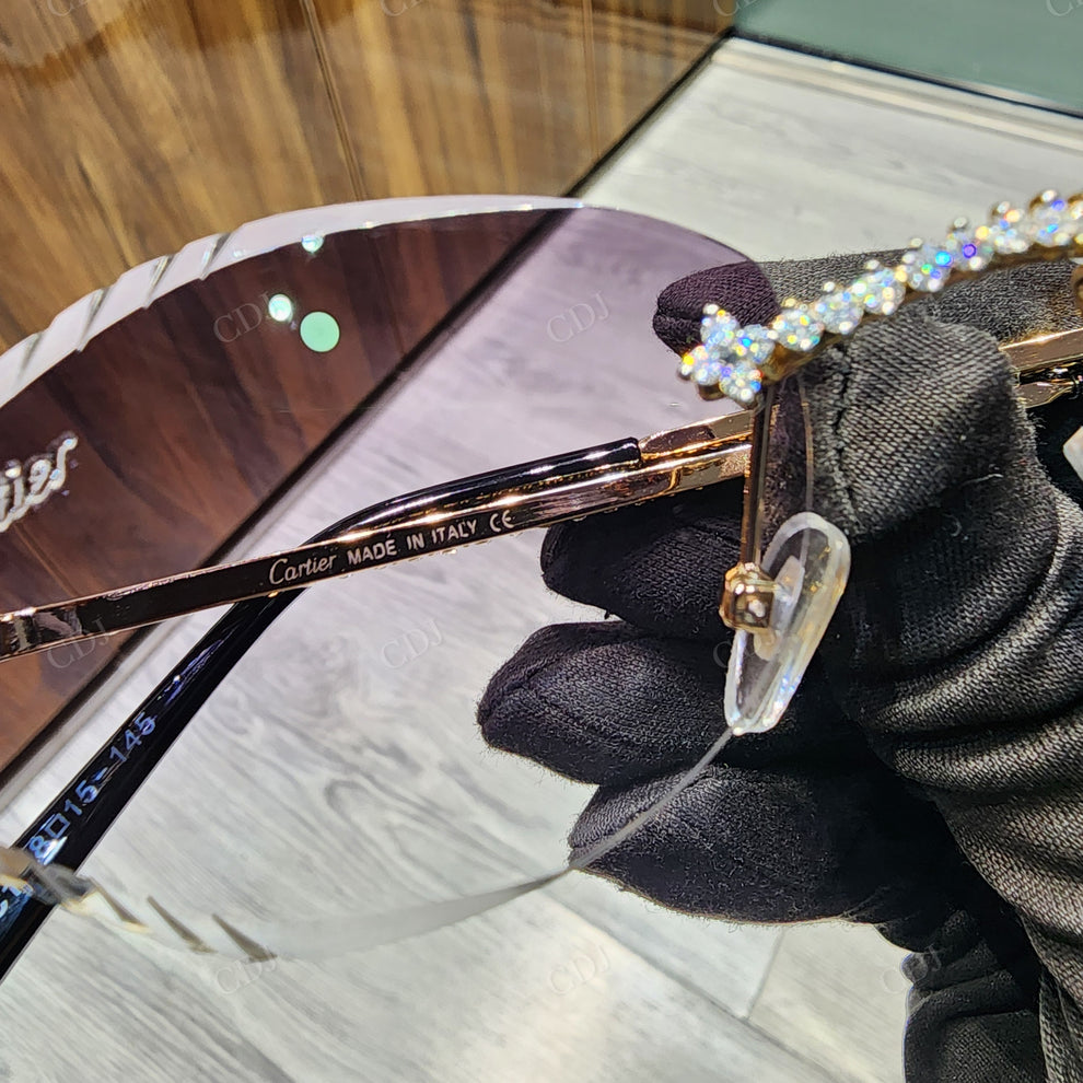 Custom Diamond Glasses